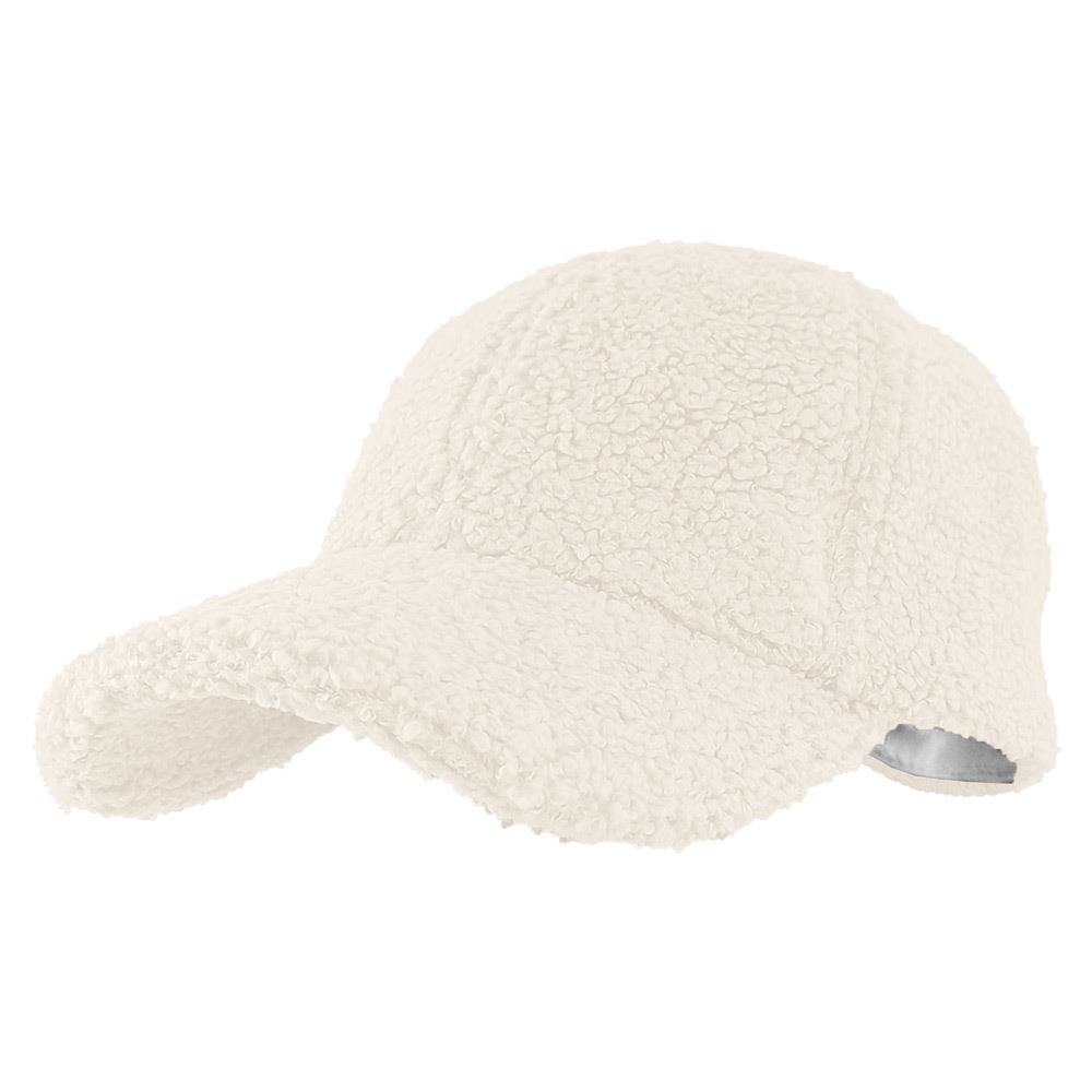 Casquette moumoute blanc casse