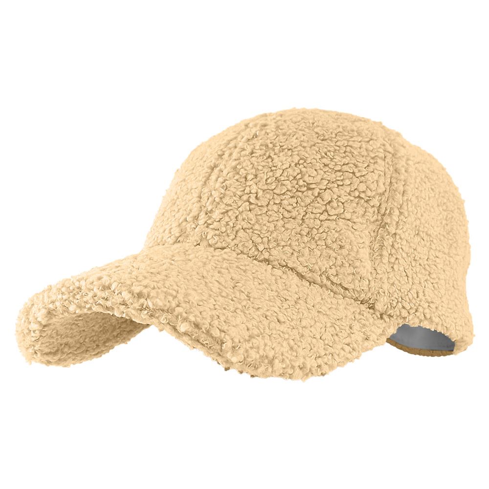 Casquette moumoute beige