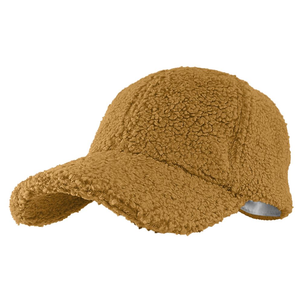 Casquette moumoute camel
