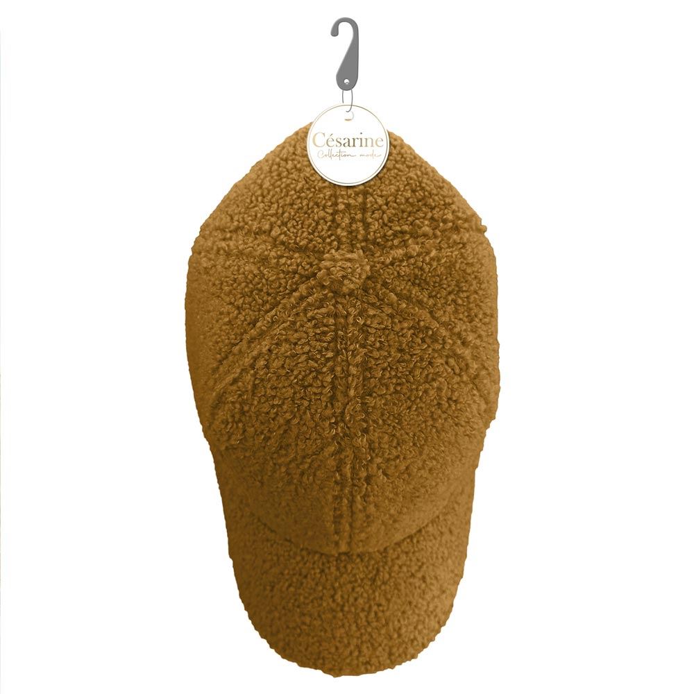 Casquette moumoute camel