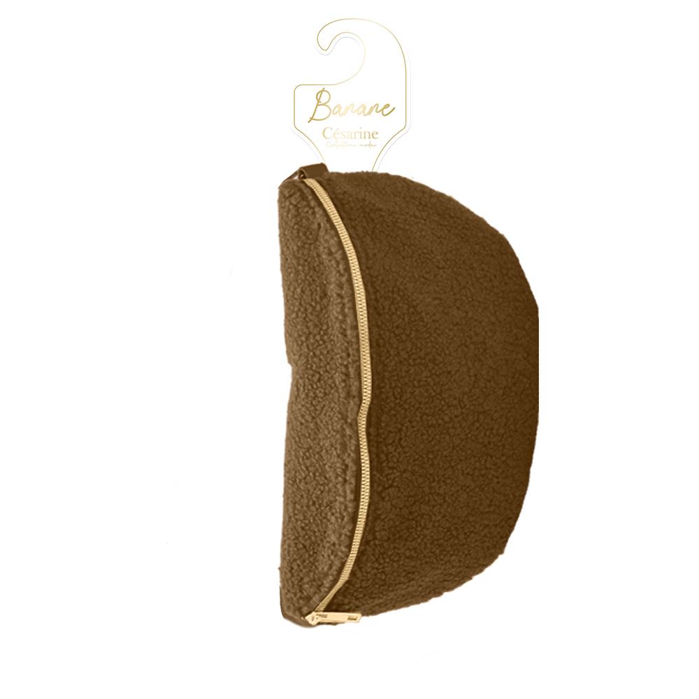 Sacoche banane moumoute camel
