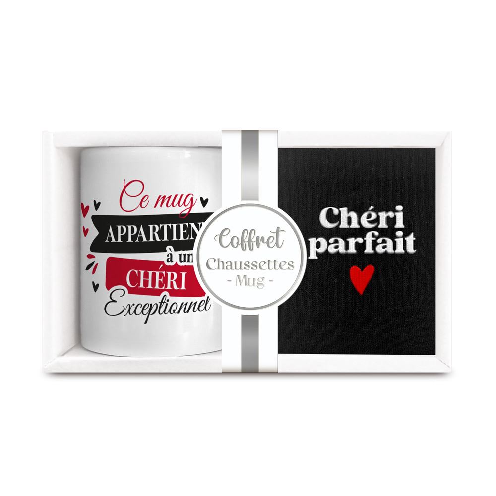 Coffret mug chaussettes homme parfait