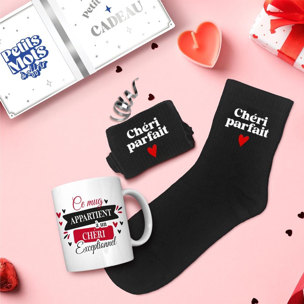 Coffret mug chaussettes homme parfait