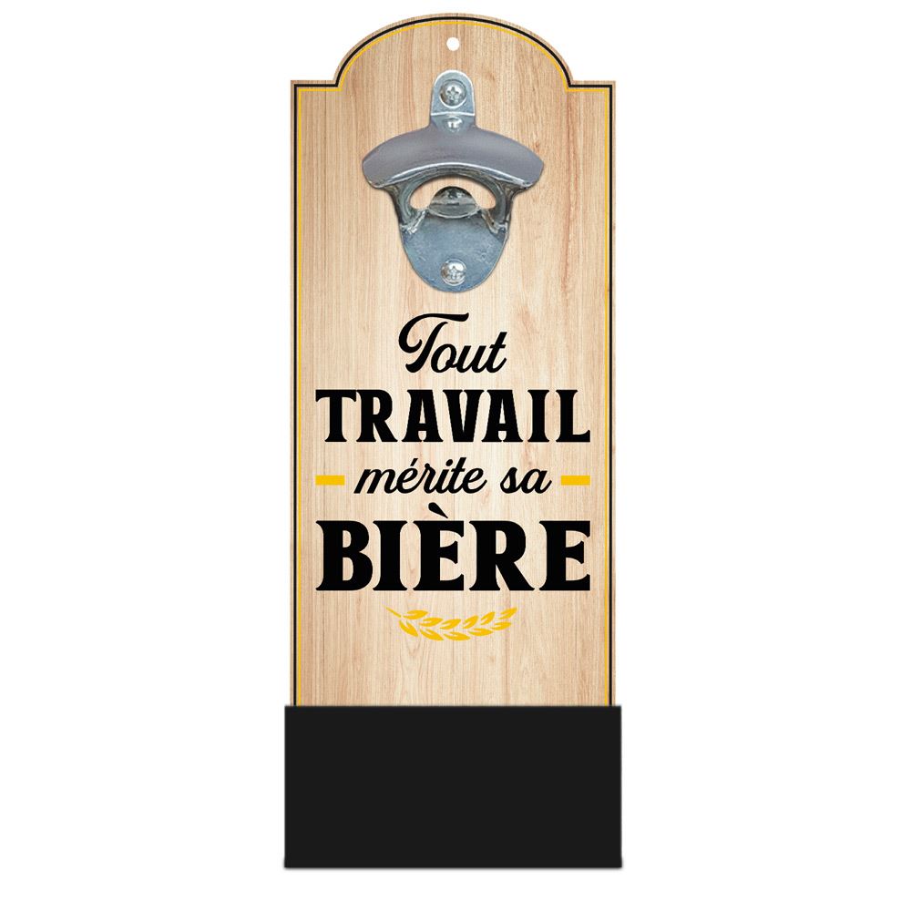 Decapsuleur mural biere
