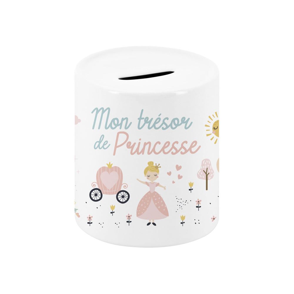 Tirelire ceramique enfant tresor de princesse