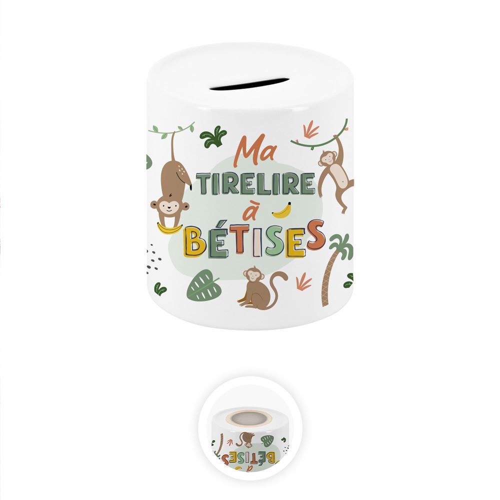 Tirelire ceramique enfant a betises