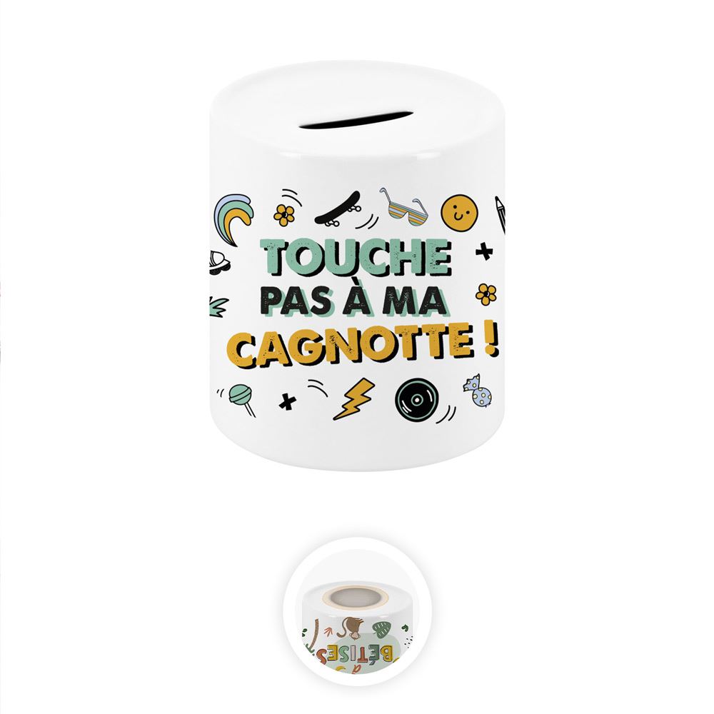 Tirelire ceramique enfant ma cagnotte