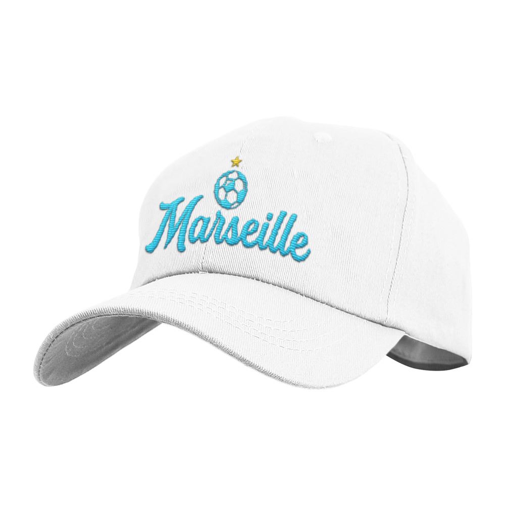 Casquette marseille blanche