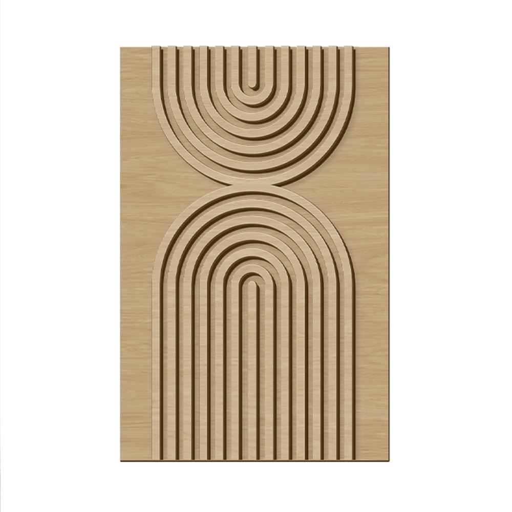 Deco bois relief arcs