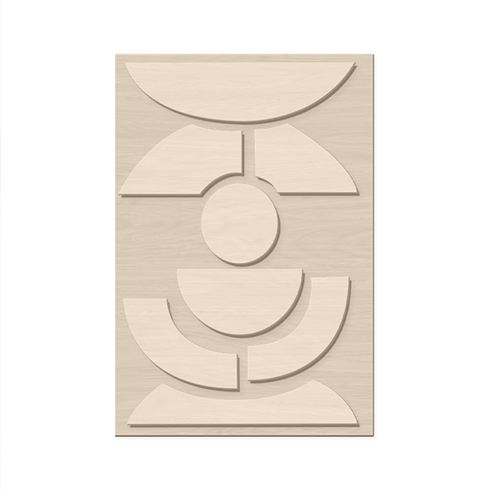 Deco bois relief formes