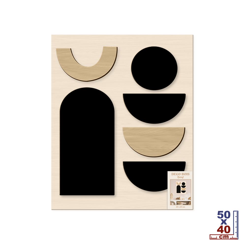 Deco bois relief japandi couleur