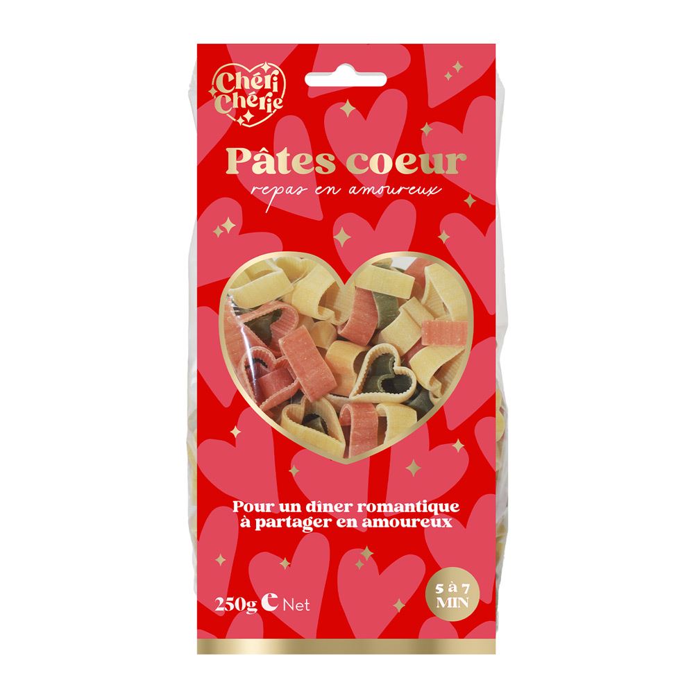 Pasta coeur saint valentin
