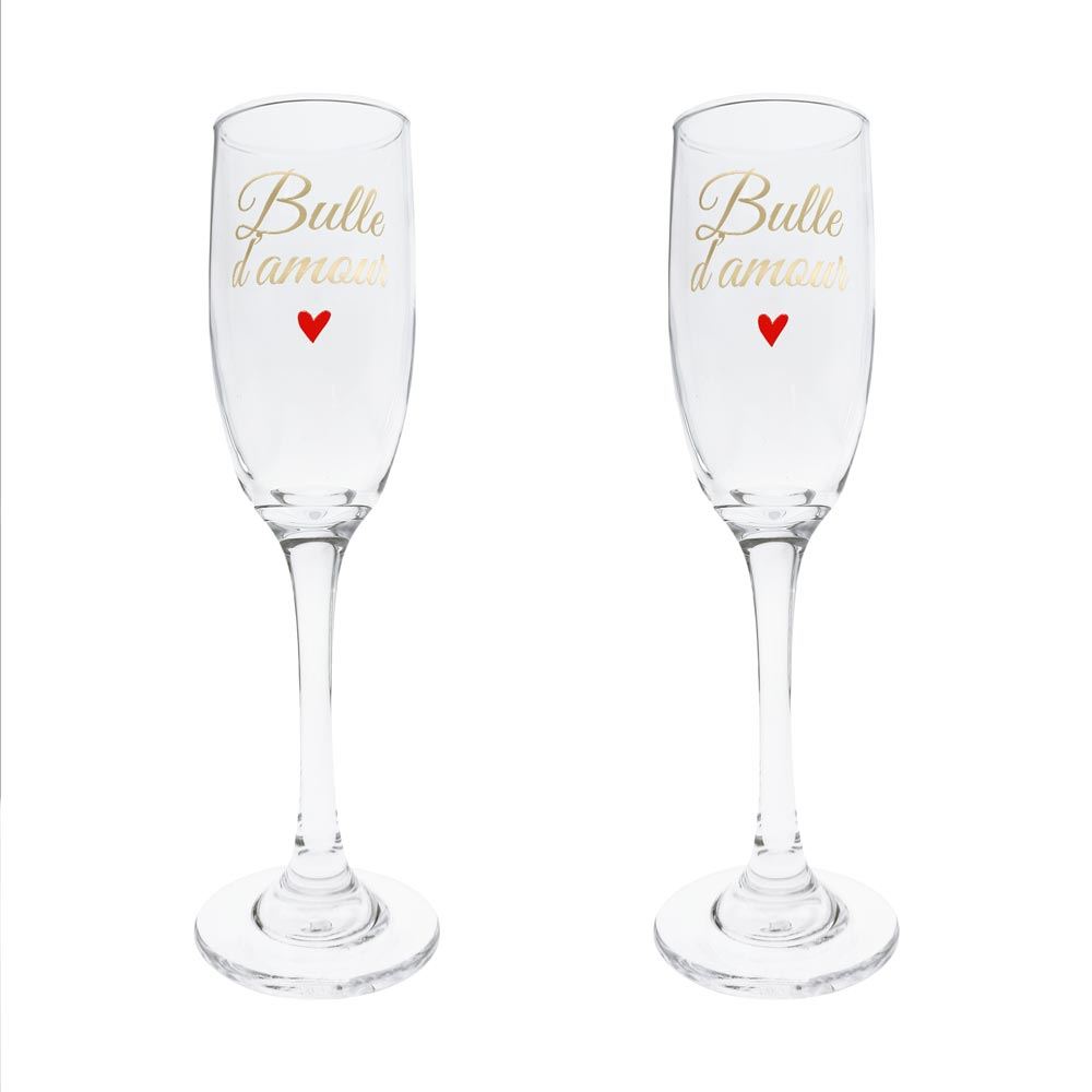 Coffret duo flutes "bulle d amour"