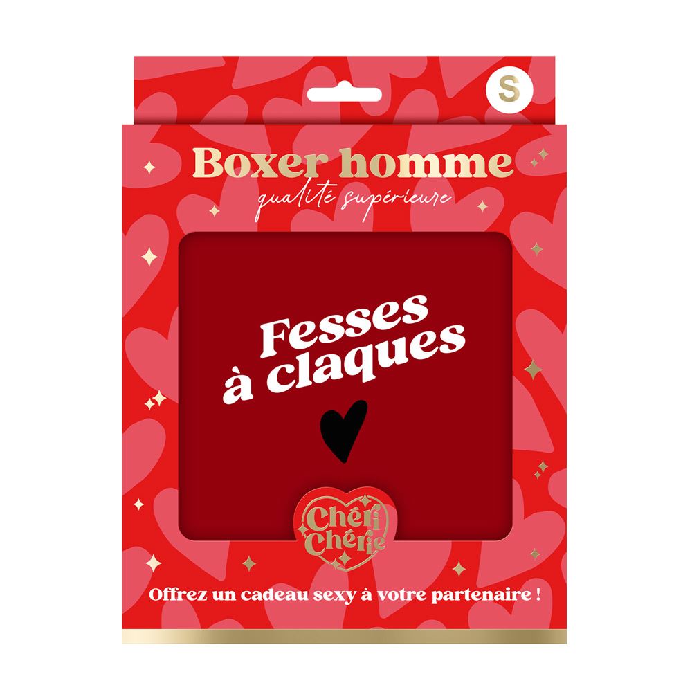 Boxer saint valentin rouge ts