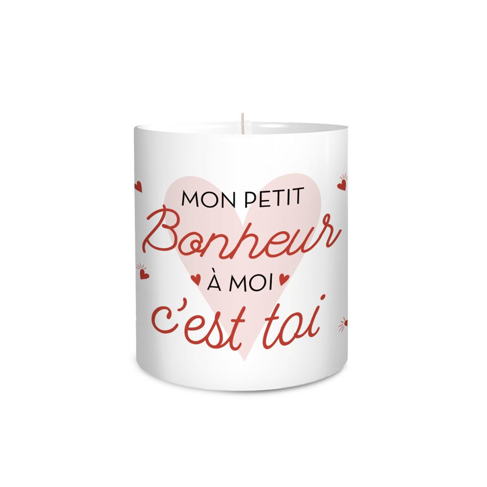 Bougie ceramique mon bonheur c est toi