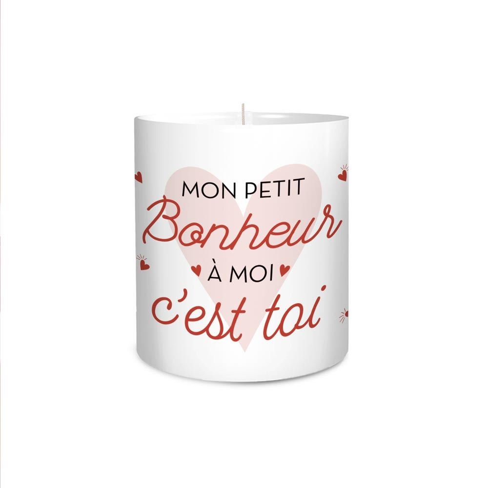 Bougie ceramique mon bonheur c est toi