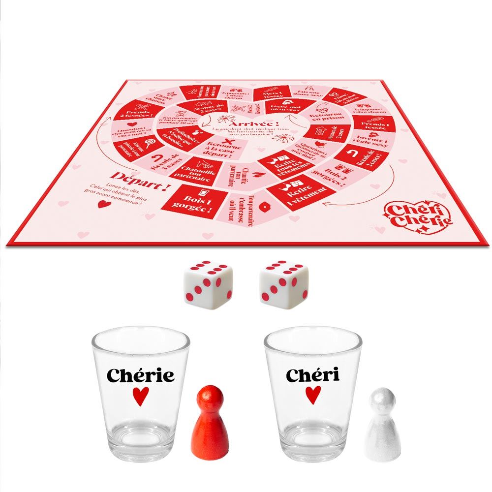 Jeu de l oie couple saint valentin