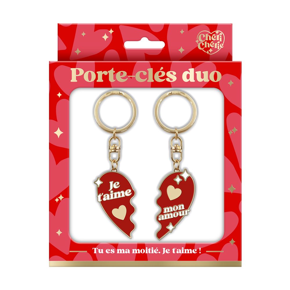 Porte cles duo saint valentin