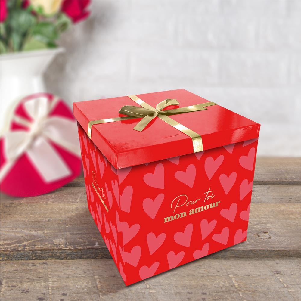 Boite cadeaux mm saint valentin