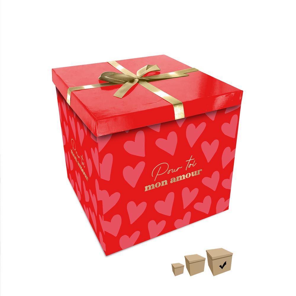 Boite cadeaux gm saint valentin