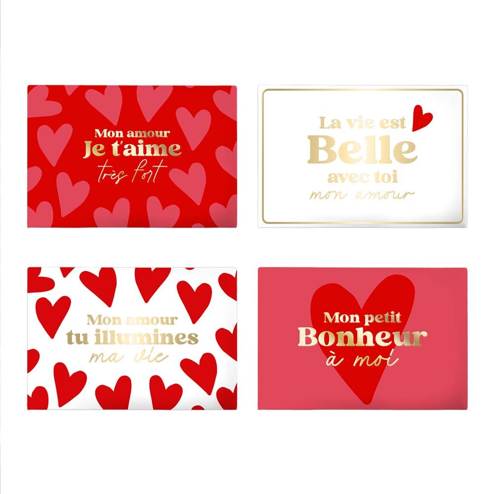 Magnets saint valentin 4mods /24pcs