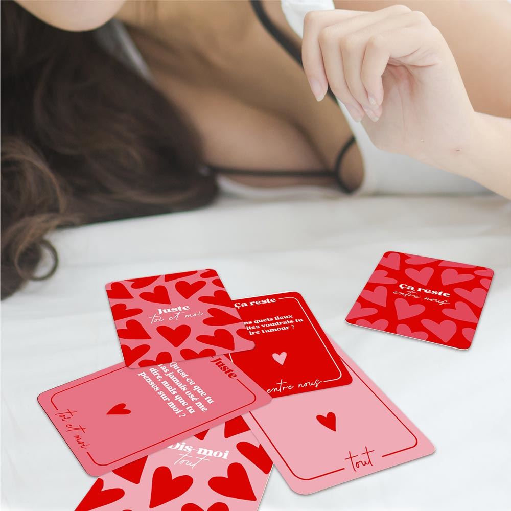 Jeu de cartes couple saint valentin
