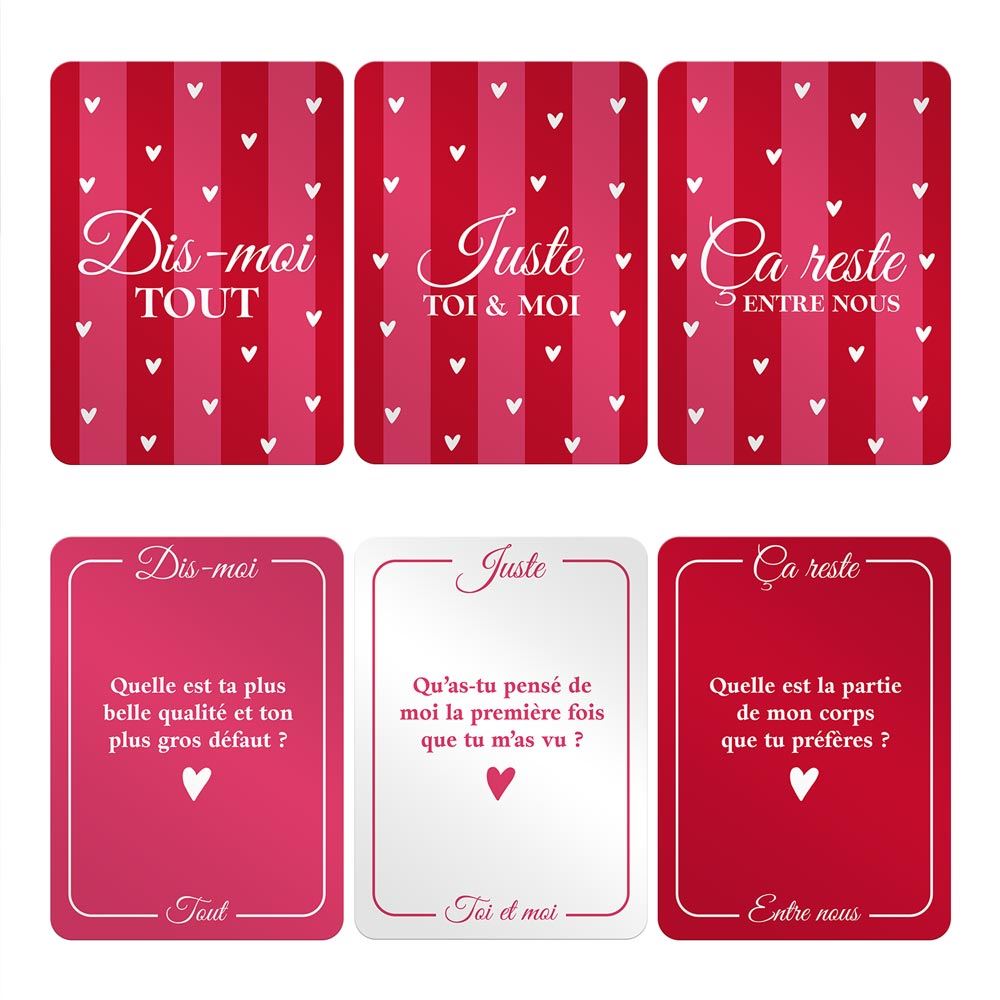 Jeu de cartes couple