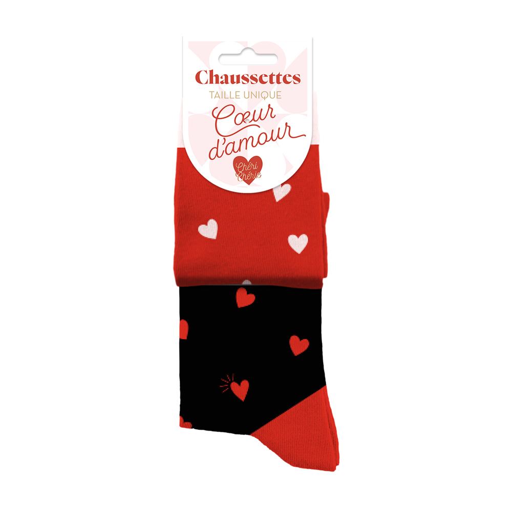 Chaussettes duo cŒur d’amour