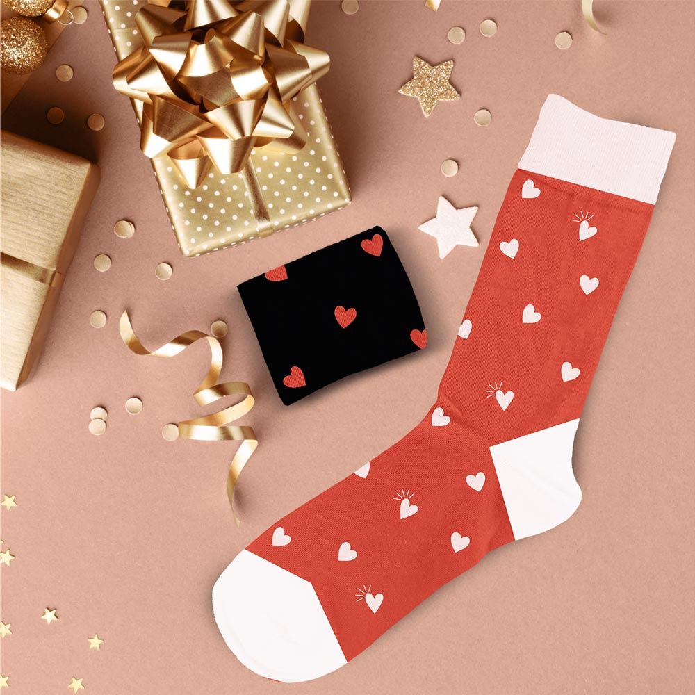 Chaussettes duo cŒur d’amour