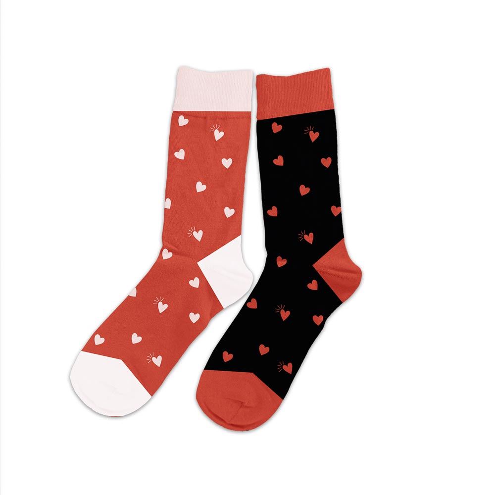 Chaussettes duo cŒur d’amour