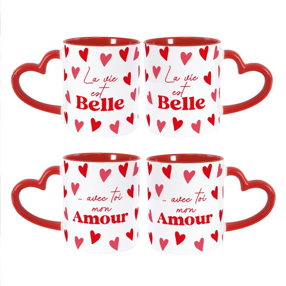 Coffret duo mug saint valentin