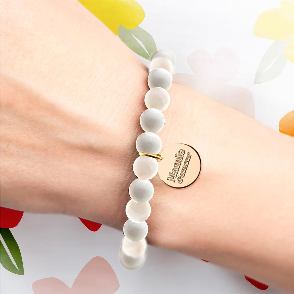 Bracelet medaillon mamie 2mods /24pcs