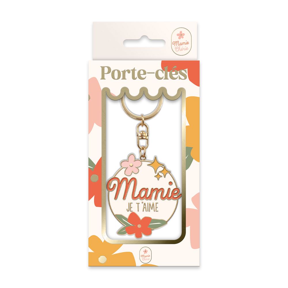 Porte cles mamie je t'aime