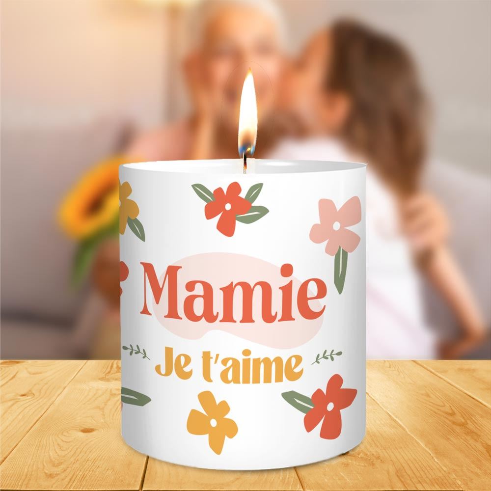 Bougie ceramique mamie je t aime