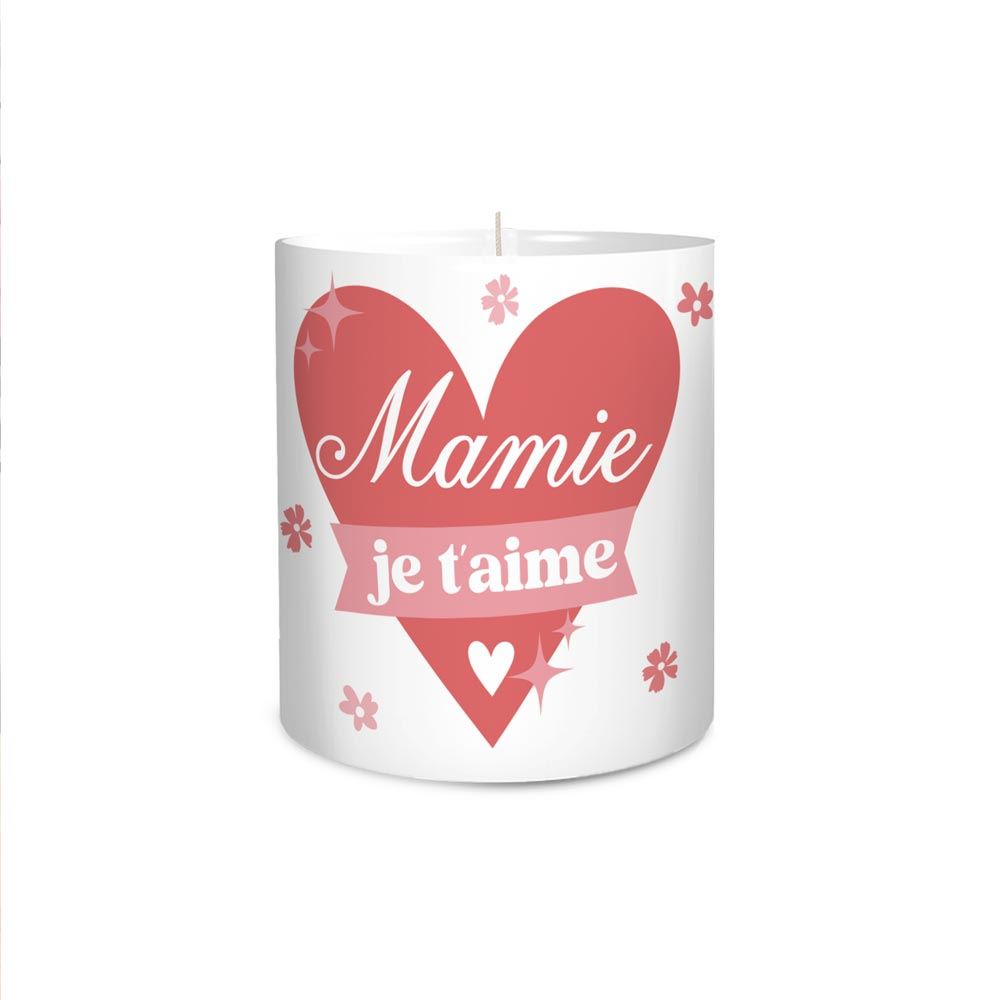 Bougie ceramique mamie je t aime