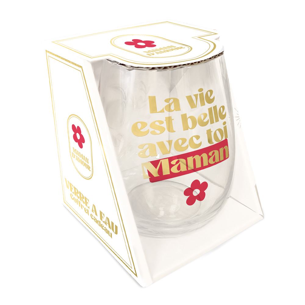 Verre a eau maman