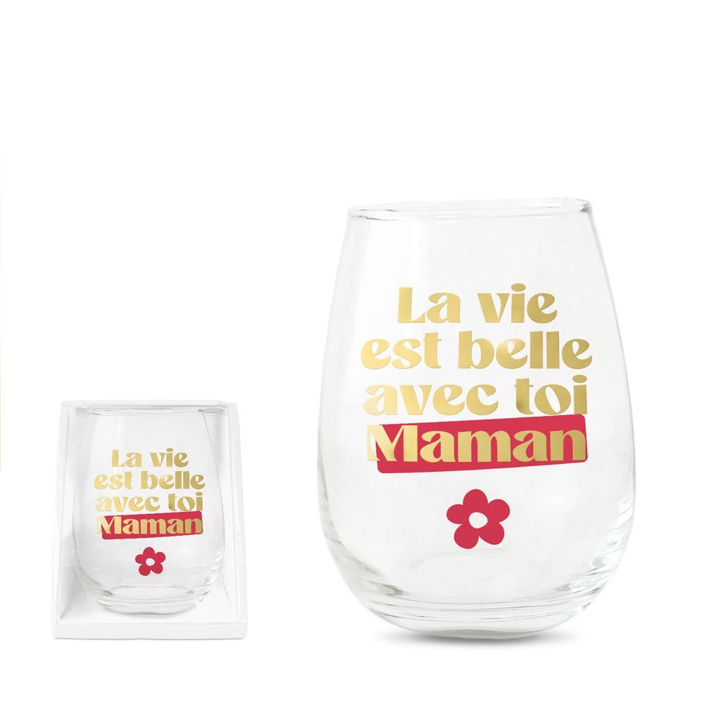 Verre a eau maman