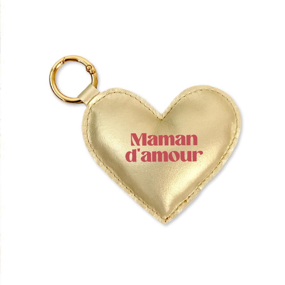 Porte cle coeur maman d amour
