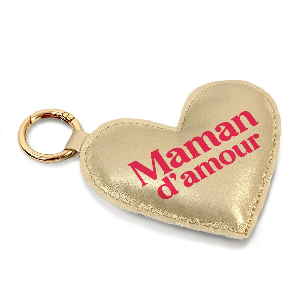 Porte cles cŒur maman d amour