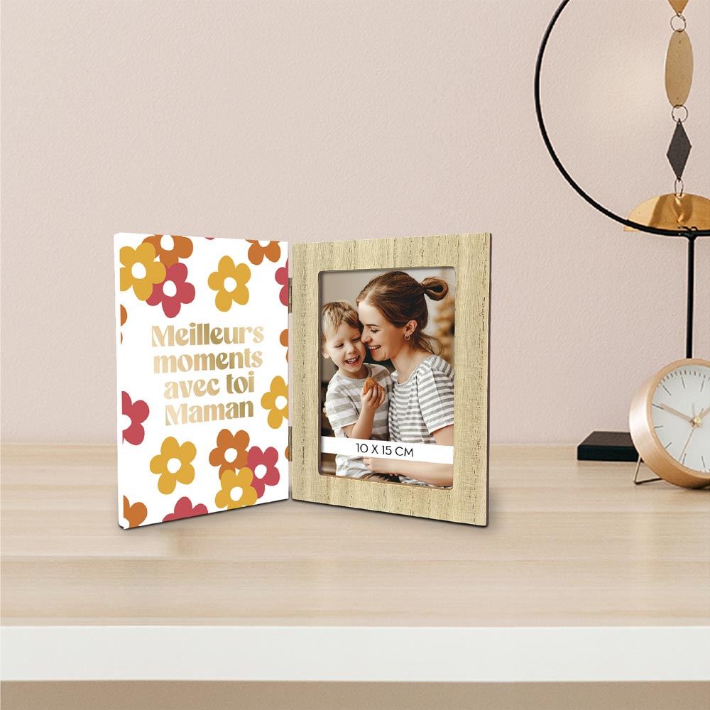 Cadre photo double maman