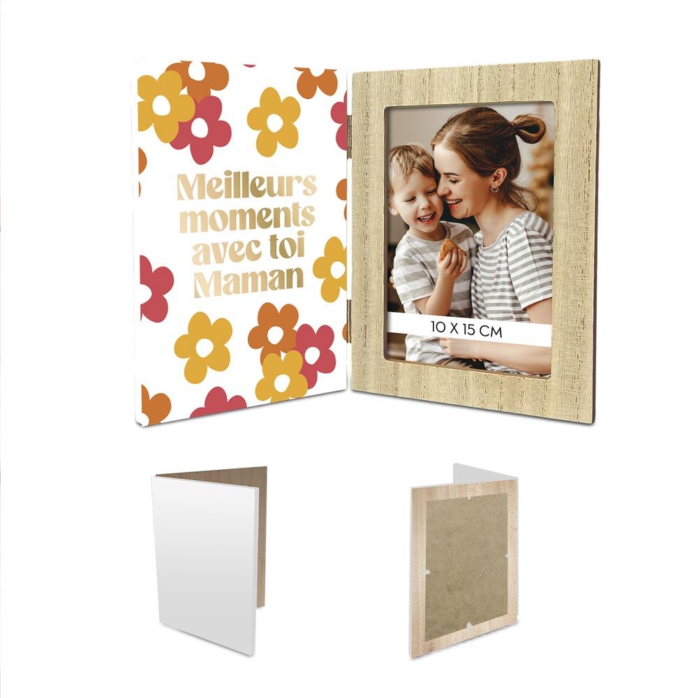 Cadre photo double maman