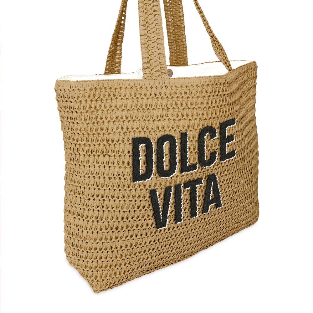 Sac ete raphia tufte  dolce vita