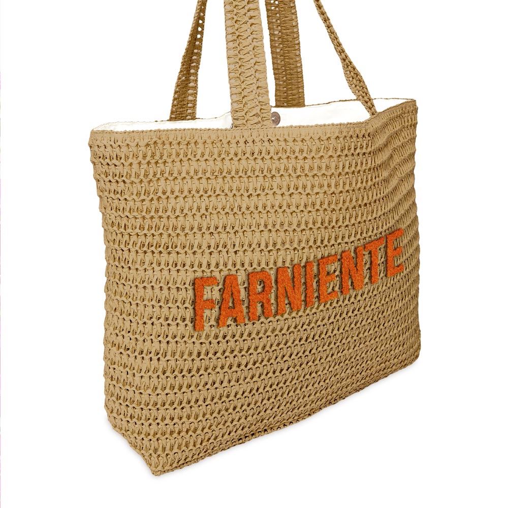Sac ete raphia tufte farniente