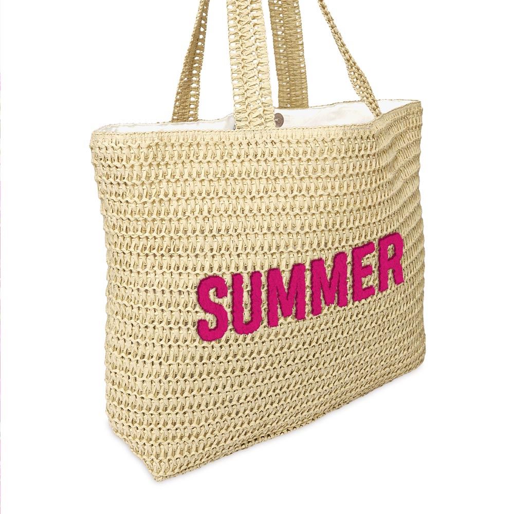 Sac ete raphia tufte summer