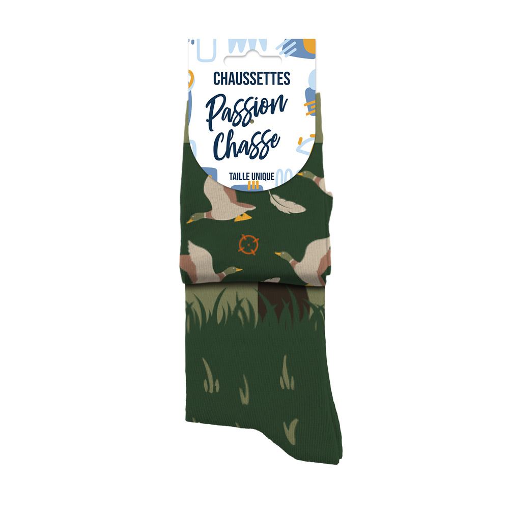 Chaussette duo passion chasse