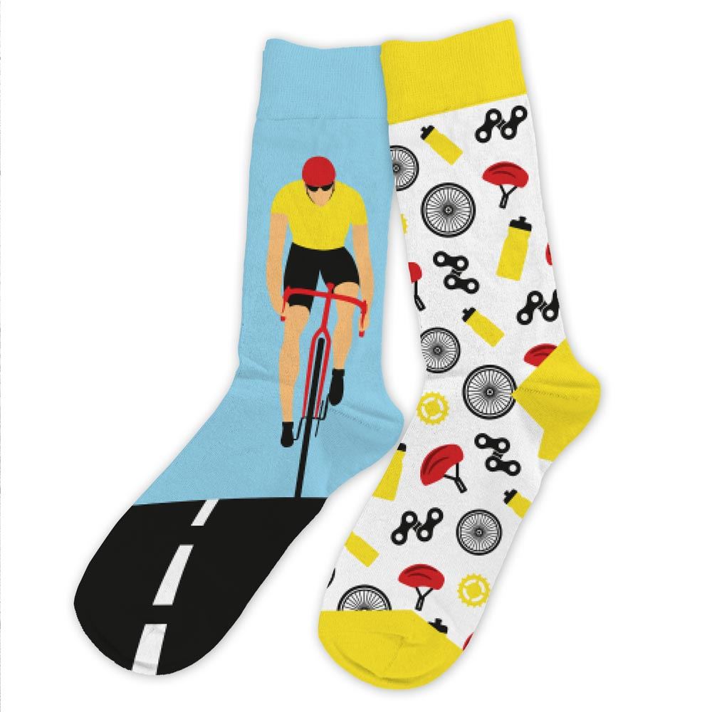Chaussette duo passion cyclisme