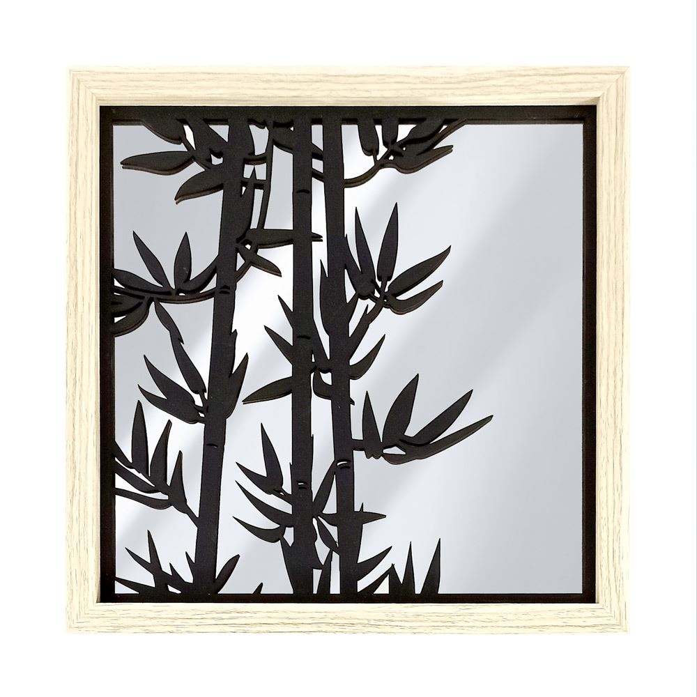 Miroir bambou deco bois