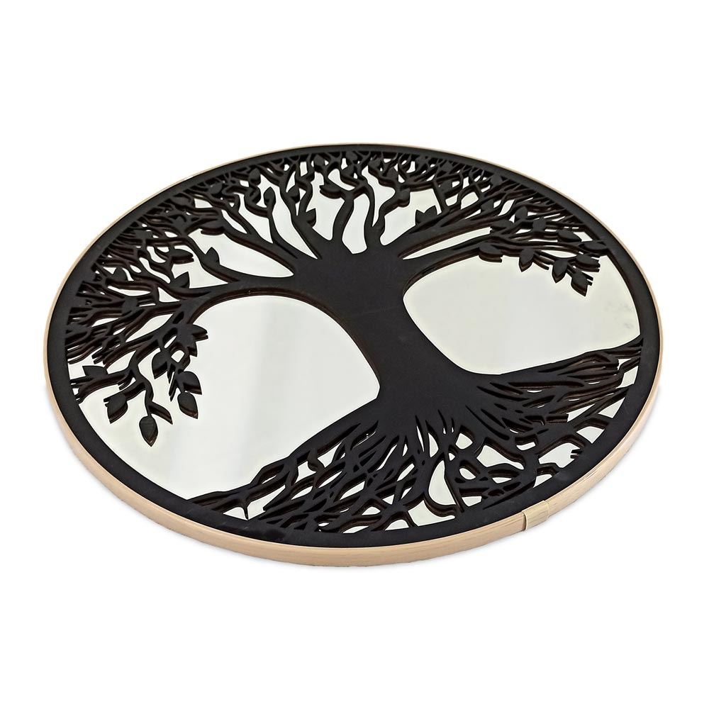 Miroir arbre de vie deco bois
