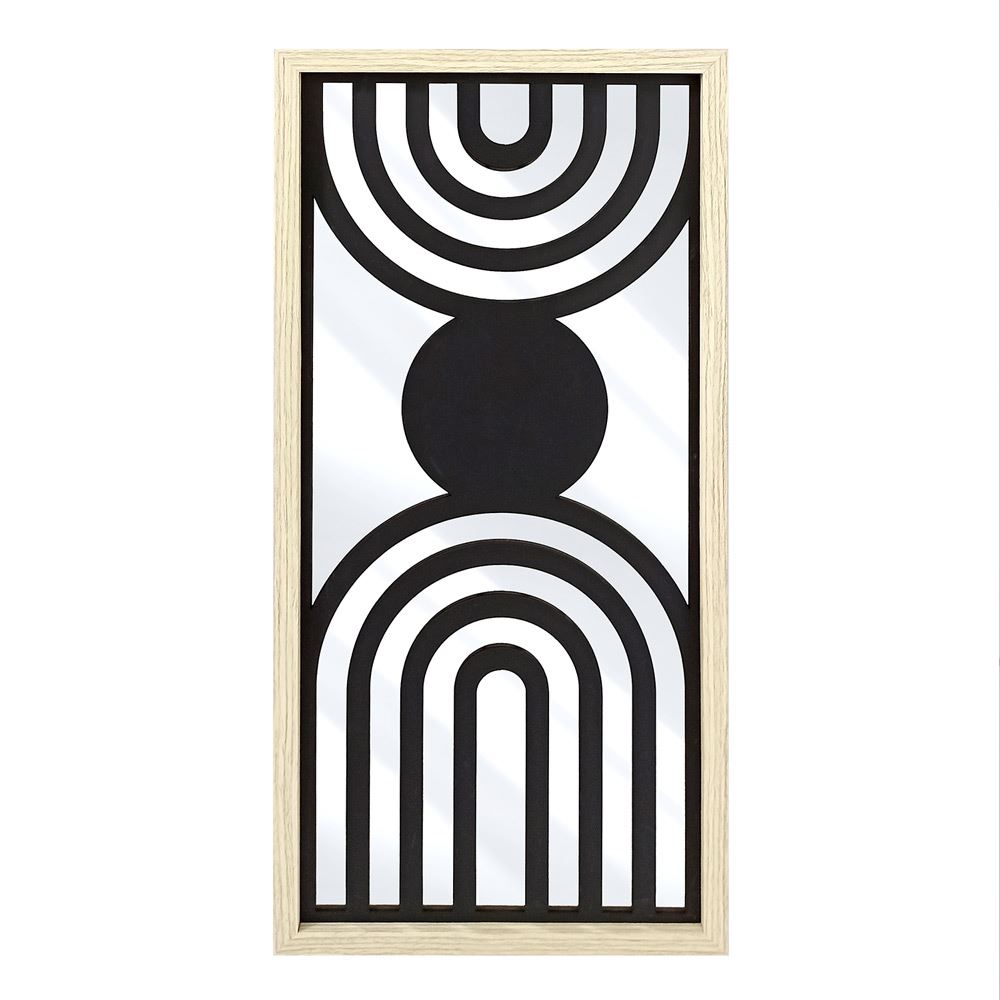Miroir japandi deco bois