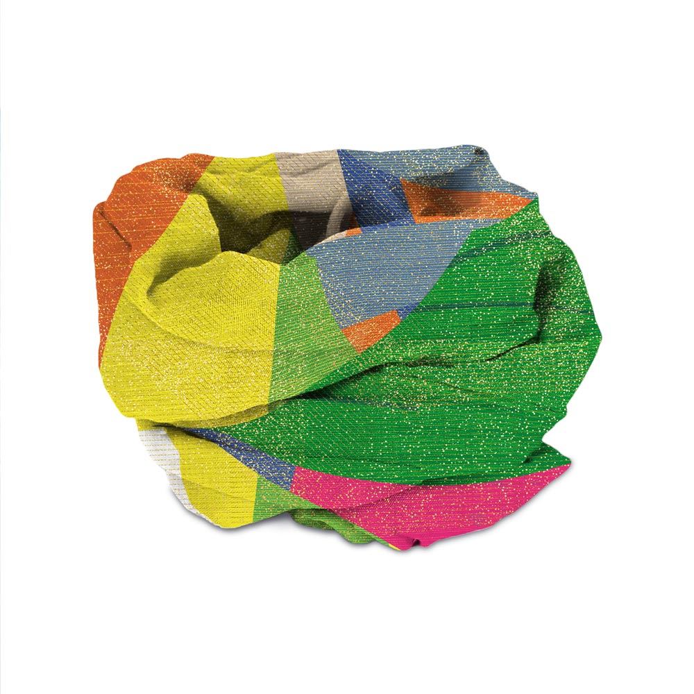 Foulard/pareo colore a paillettes